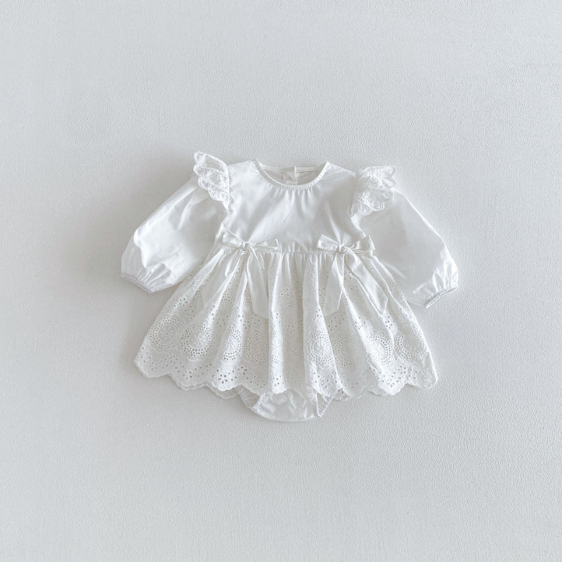 【BABY】プリンセスフリルロンパースワンピSK103609