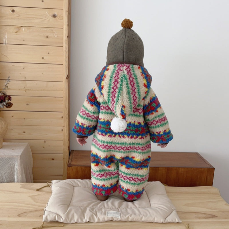 【BABY】冬新作レトロあったかカバーオールSK103210