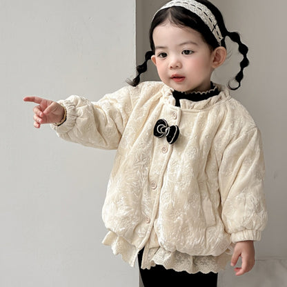 【BABY】冬新作ベロアキルティングレトロジャケットSK102726