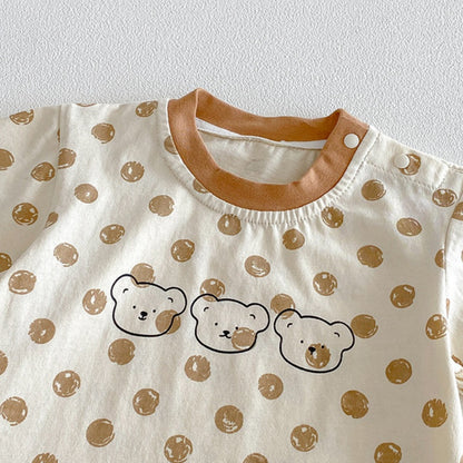 【BABY】夏新作くまちゃんカバーオールSK104602