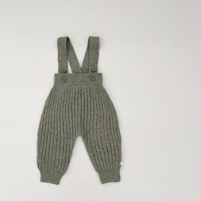 【BABY】おしゃれニットサロペットパンツSK100203
