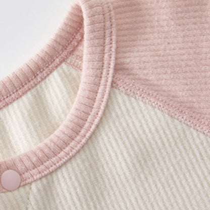 【BABY】北欧風カートゥーンワッペン綿カバーオールSK102625