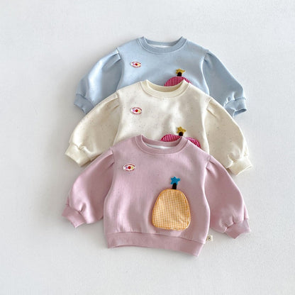 【BABY&KID】ワッペントレーナー、スウェットパンツSK107215