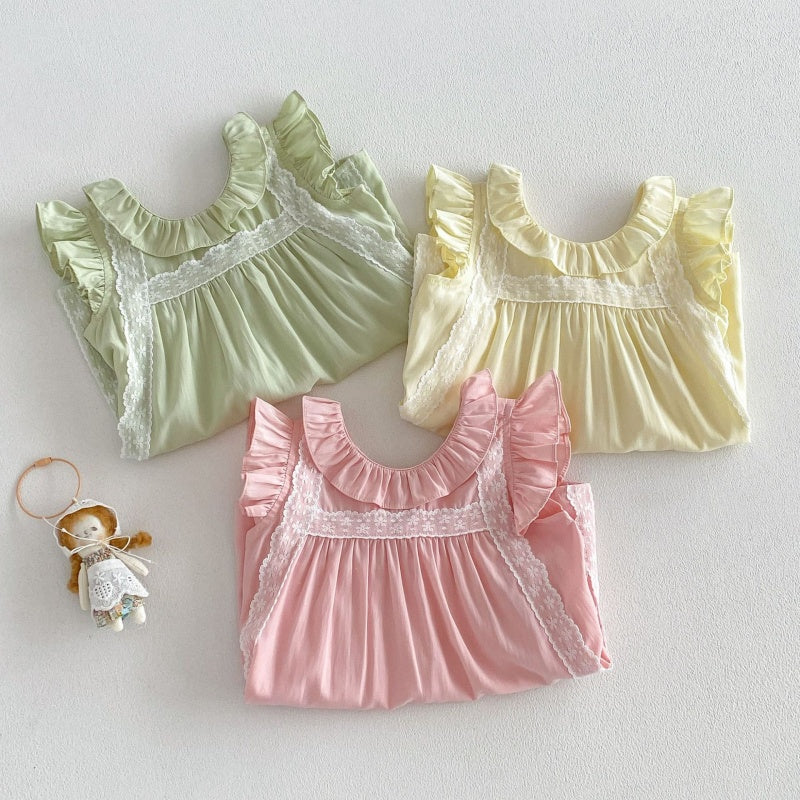 【BABY&KID】夏新作フリルワンピースSK105521
