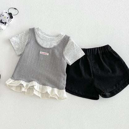 【BABY】夏新作キャミトップス＆Tシャツ、ショートパンツSK105314
