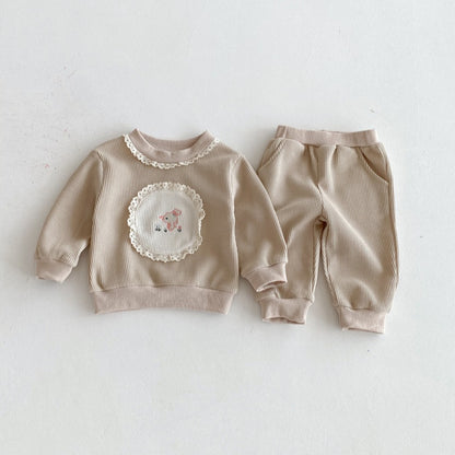 【BABY&KID】クルーネックうさぎセットアップSK092710