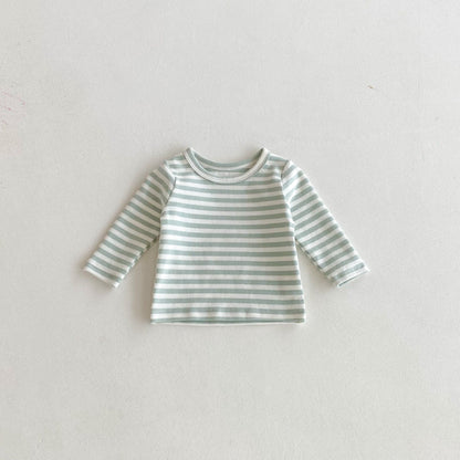 【BABY】キャラクターサロペット＆ボーダーTシャツSK092521