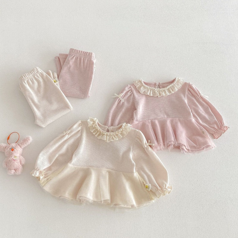 【BABY&KID】チュール蝶結びセットアップSK104309