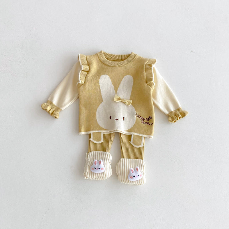 【BABY】キュートなうさぎセットアップSK092417