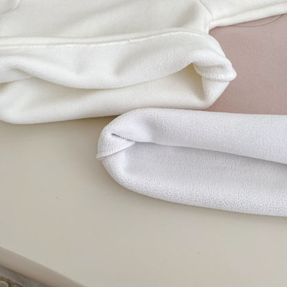 【BABY】冬新作うさぎデザイン裏起毛サロペットSK102702