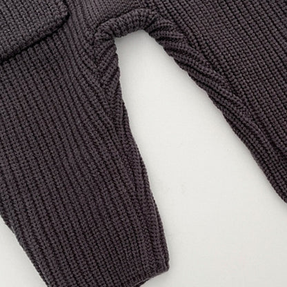 【BABY】大きめポケットニットフードカバーオールSK102631