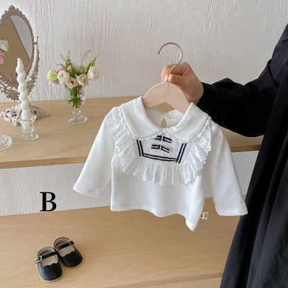 【BABY】レースフリル付きTシャツSK092422