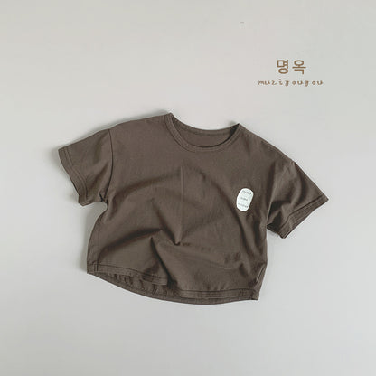 【BABY&KID】夏新作 英字がプリントされたTシャツSK080813