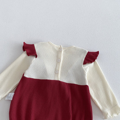 【BABY】うさぎ刺繍ロンパースSK103601