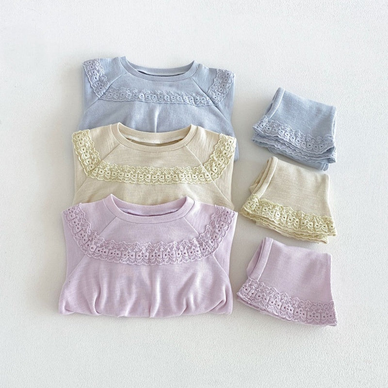 【BABY&KID】スウィートニットフリルセットアップSK106614