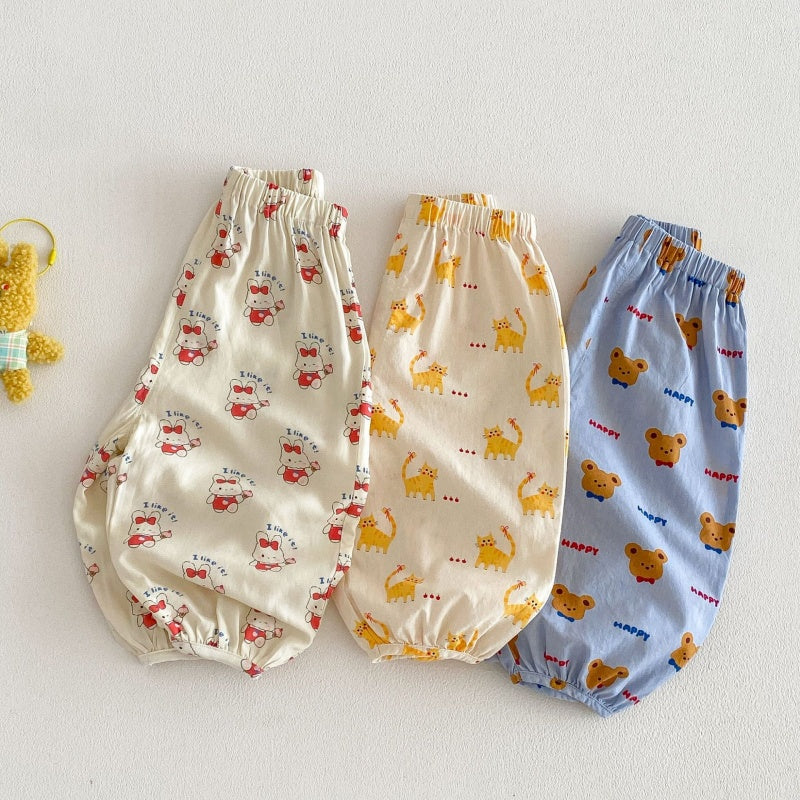 【BABY&KID】夏新作 カートゥーン総柄虫よけパンツSK105207