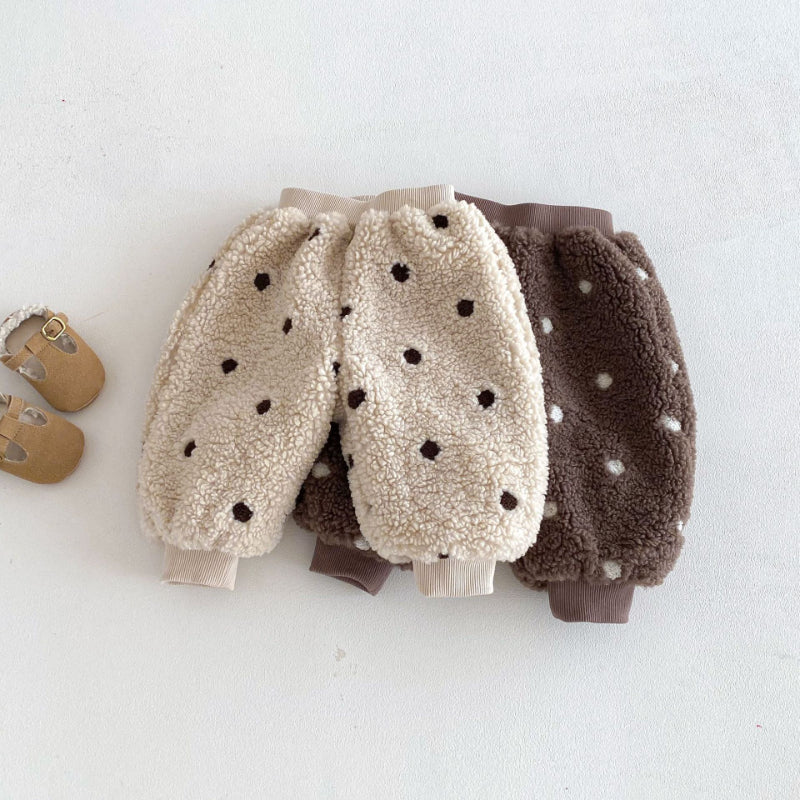 【BABY&KID】冬新作韓国風ドットあったかパンツSK103024