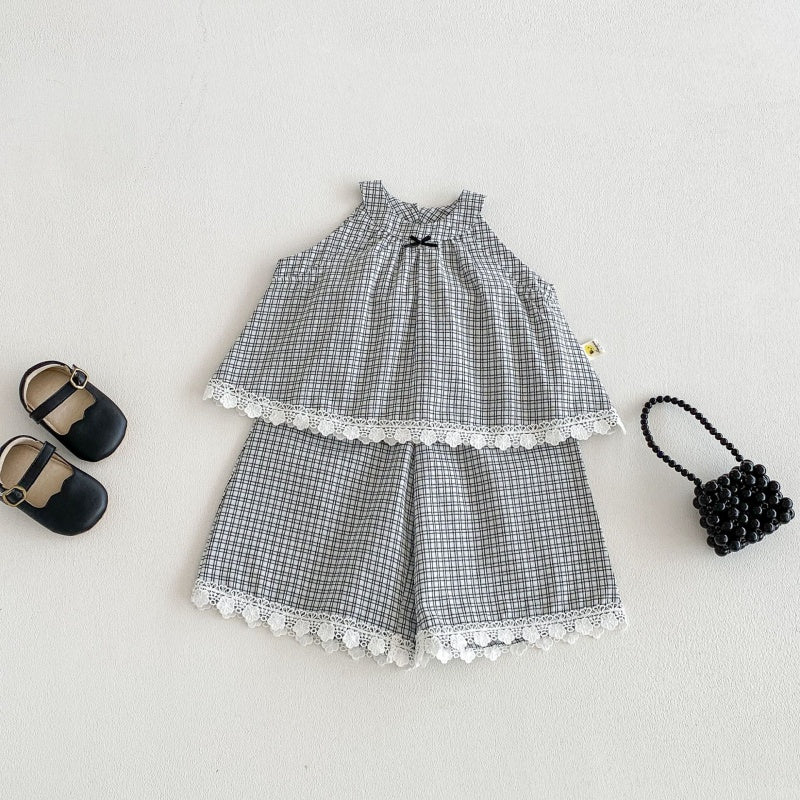 【BABY&KID】夏新作チェックセットアップSK105803