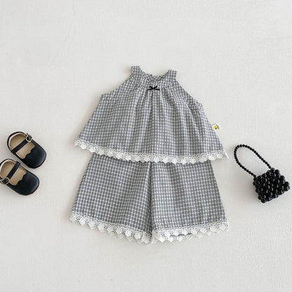 【BABY&KID】夏新作チェックセットアップSK105803