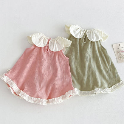 【BABY&KID】夏新作立体フラワーワンピースSK105913