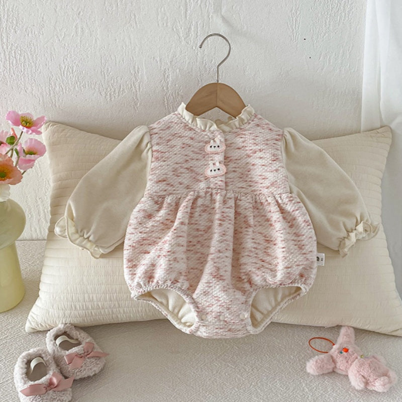 【BABY】冬新作うさぎあったかカバーオールSK103003