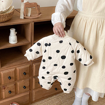 【BABY】ベアキルティングドットカバーオールSK102921