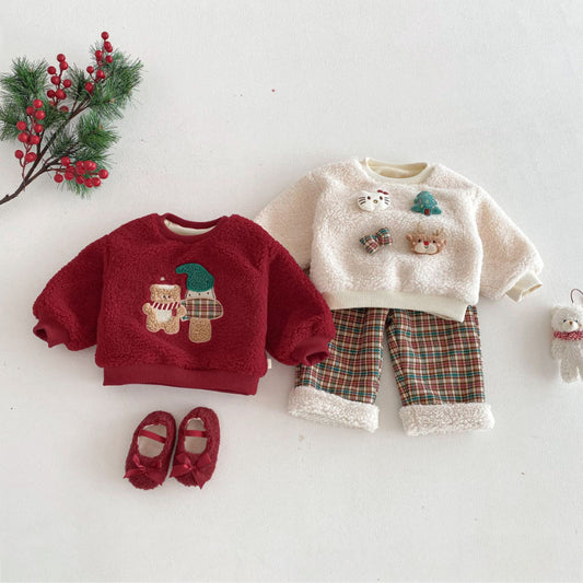 【BABY&KID】冬新作キャラ厚手トレーナーSK103033