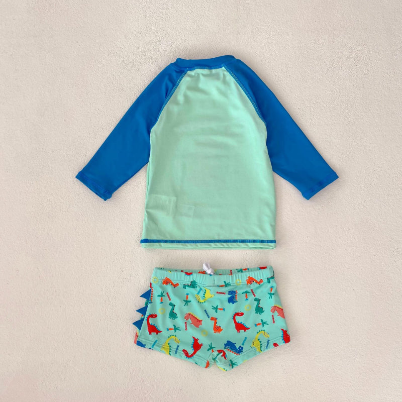 【BABY&KID】夏新作 恐竜柄長袖水着SK090925