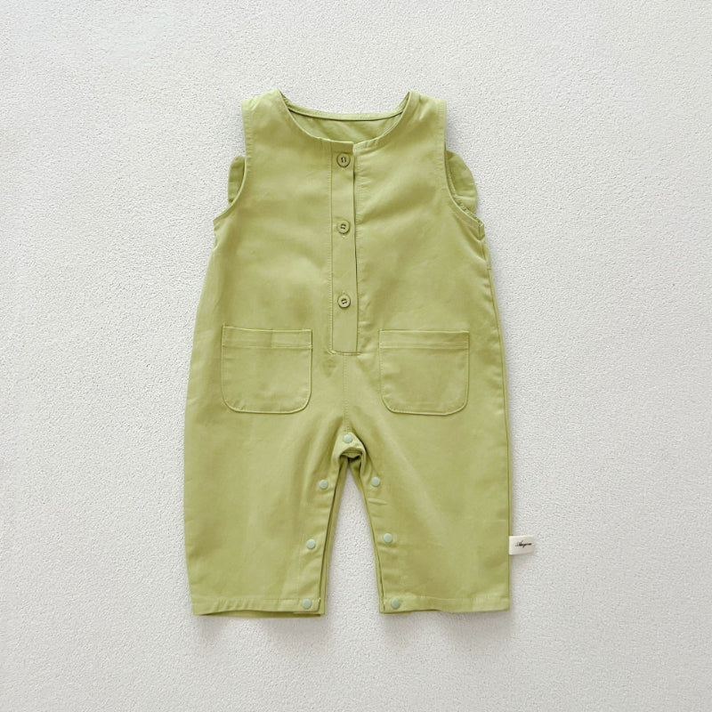 【BABY】ゾウサロペット、ボーダートップスSK100330