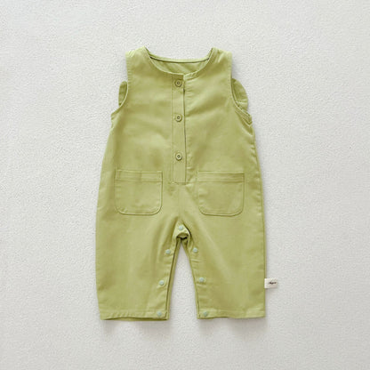 【BABY】ゾウサロペット、ボーダートップスSK100330