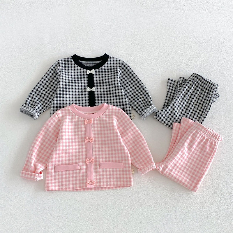 【BABY&KID】レトロチェックセットアップSK106615