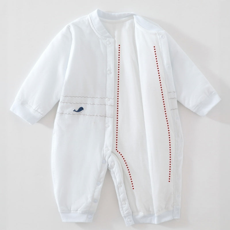 【BABY】Winter New Arrival Embroidered Quilted Coverall SK108210