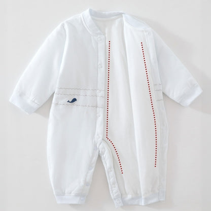【BABY】Winter New Arrival Embroidered Quilted Coverall SK108210