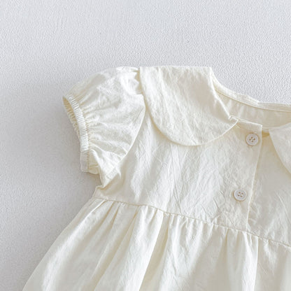 【BABY】夏新作刺繍ロンパースSK105816