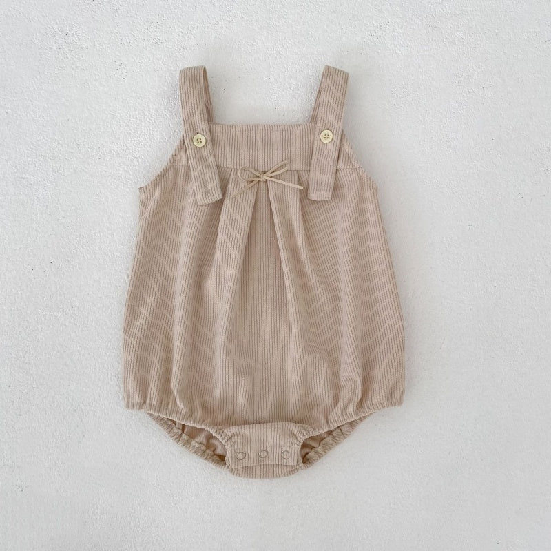 【BABY】蝶結びコーデュロイロンパースSK104107