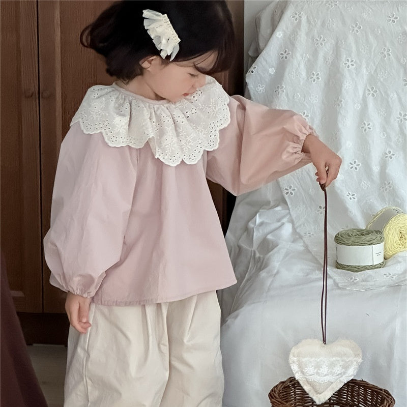 【BABY&KID】ビッグフリルカラーブラウスSK101443