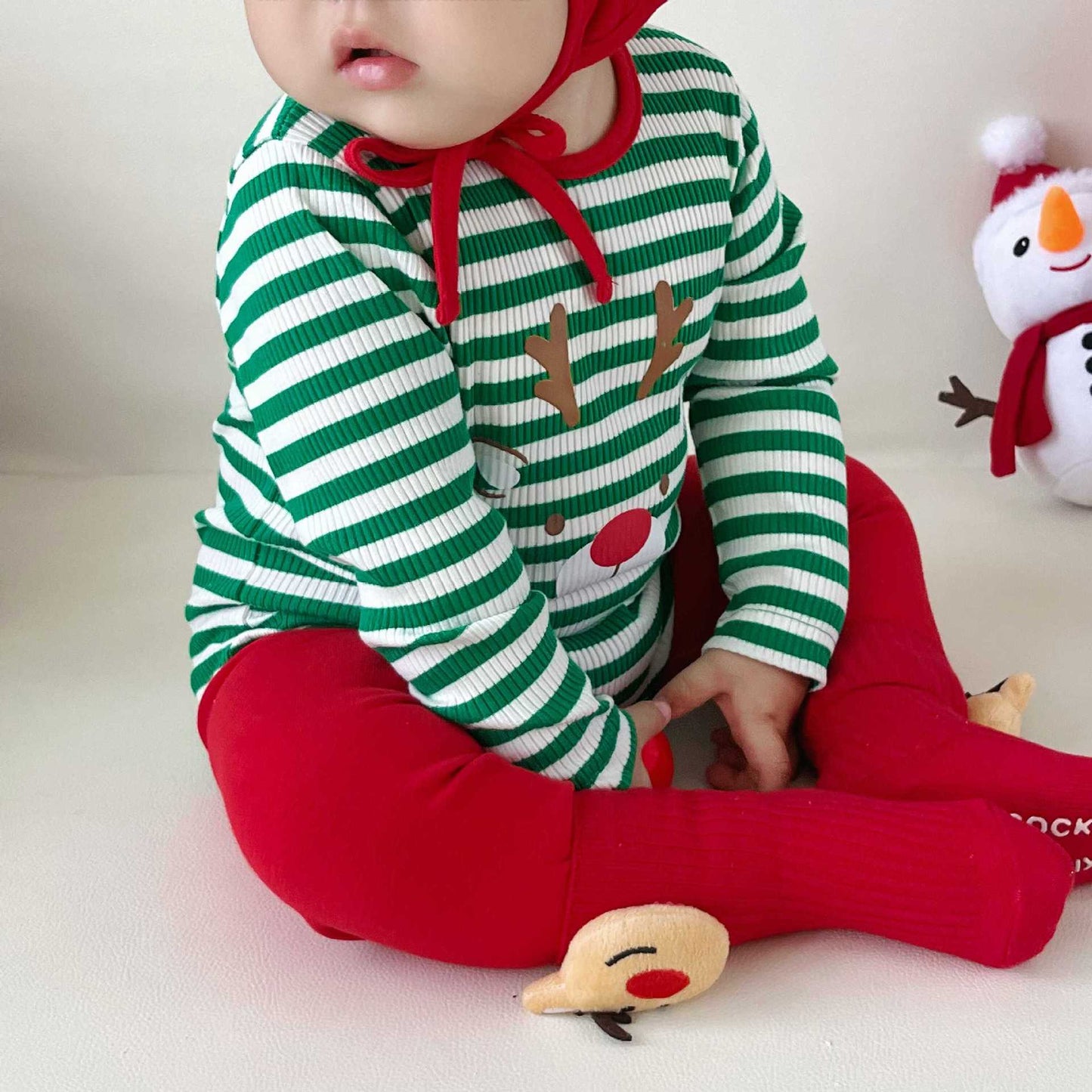 【BABY】ボーダートナカイカバーオールSK102807