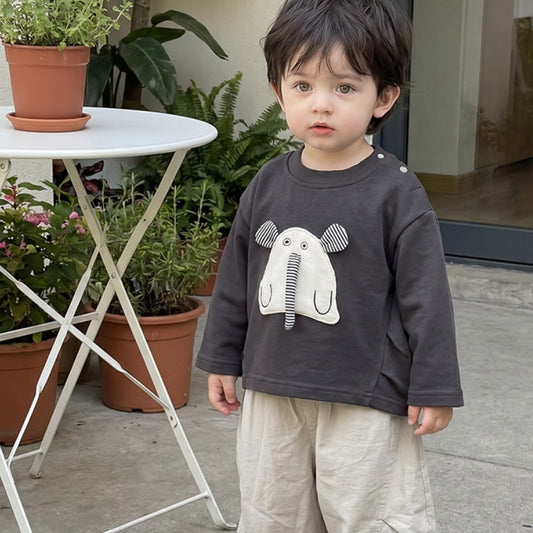 【BABY】かわいいぞうセットアップSK107811