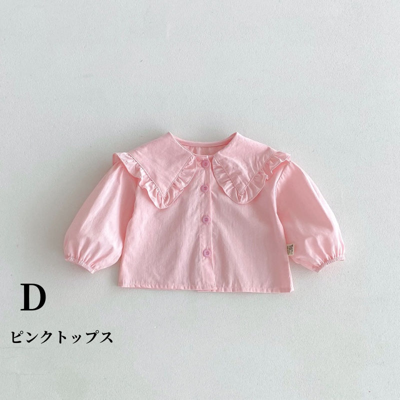【BABY】うさぎサロペット、ベビーブラウスSK100329