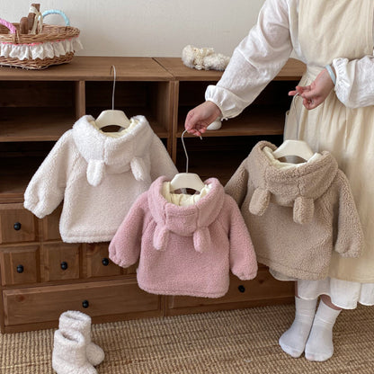 【BABY&KID】冬新作あったかワッペンフードトレーナーSK102527