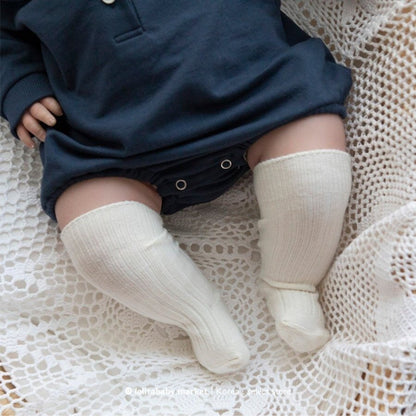 【BABY】配色パイピング大襟ロンパースSK010315