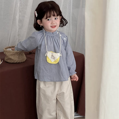 【BABY&KID】ストライプ刺繍ニットカーデSK101439