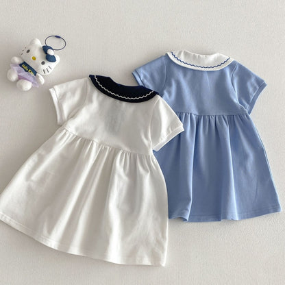 【BABY&KID】夏新作丸襟カートゥーンワンピースSK105524