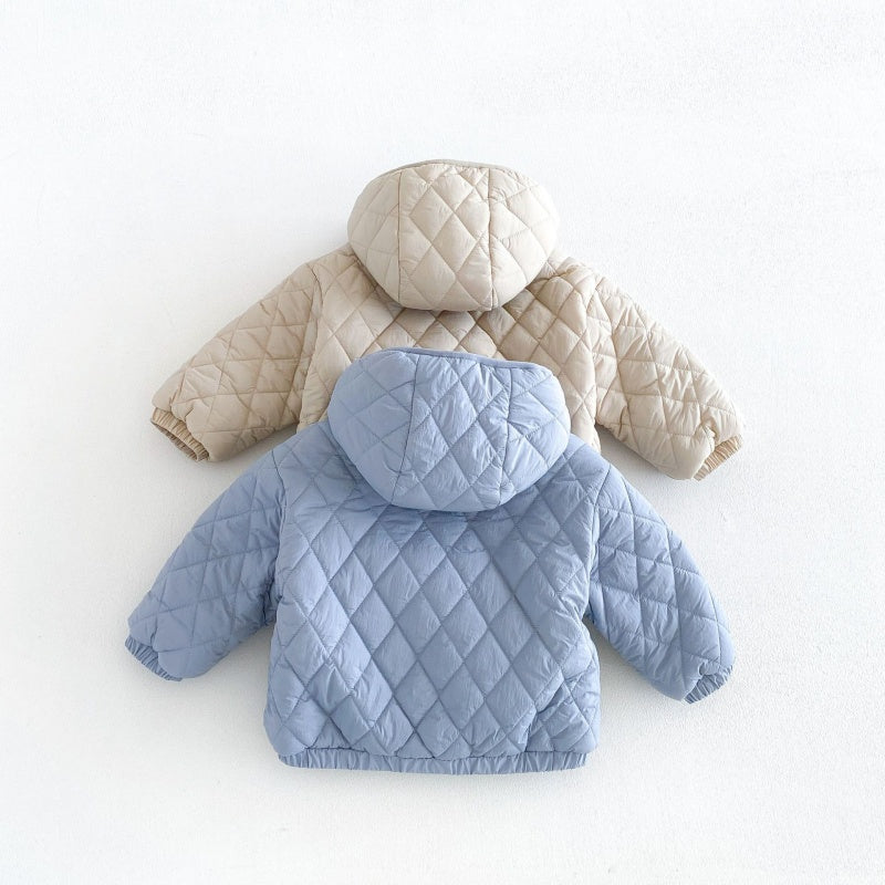 【BABY&KID】冬新作リバーシブル配色中綿ジャケットSK108518