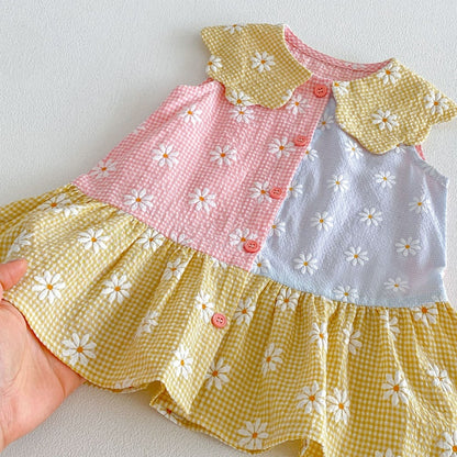 【BABY&KID】夏新作フラワー総柄ワンピース、セットアップSK106103