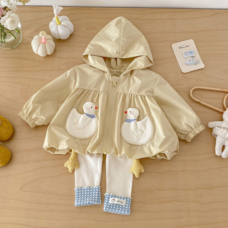 【BABY】あひるフード付きアウターSK103711