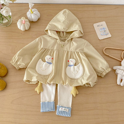 【BABY】あひるフード付きアウターSK103711