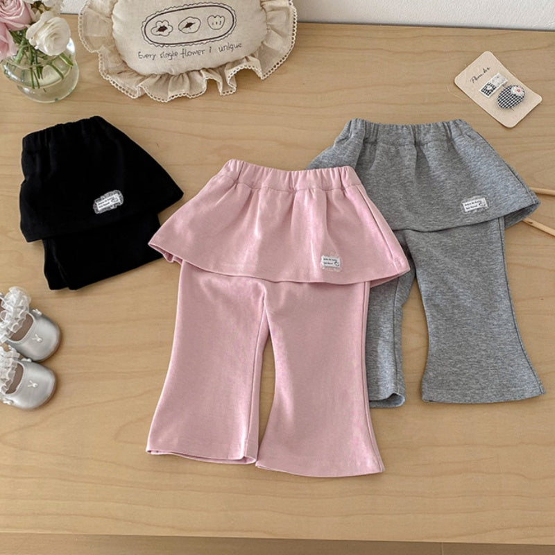 【BABY】レイヤード風フレアパンツSK103701