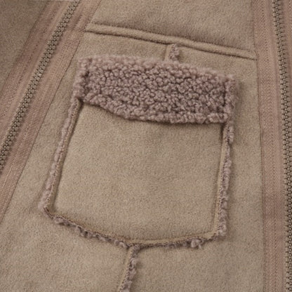 【BABY】冬新作北欧風ボア風ダブルジップカバーオールSK102628