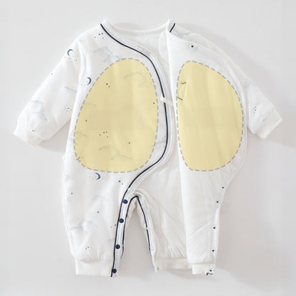 【BABY】北欧風月星キルティングカバーオール＆帽子SK108404